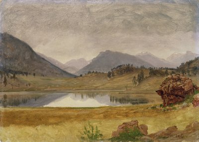 Wind River Country, noin 1860 tekijältä Albert Bierstadt