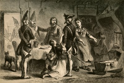 Saksalaisten sotilaiden asevelvollisuus palvelukseen Amerikassa, 1877. tekijältä Albert Bobbett
