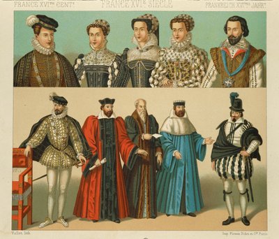 Auguste Racinetin "Le Costume Historique" (Täydellinen pukuhistoria), IV osa tekijältä Albert Charles August Racinet