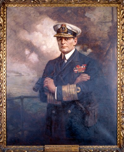 Laivaston amiraali, Earl Beatty, 1920 tekijältä Albert Chevallier Tayler