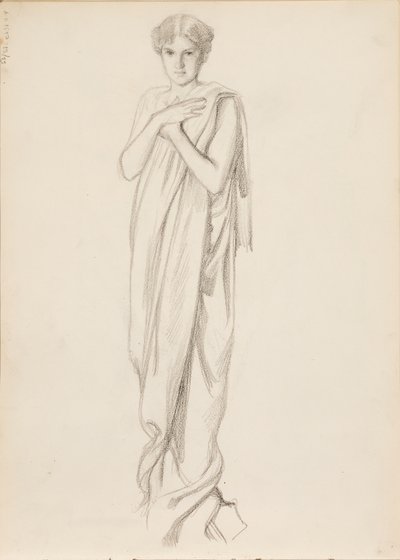 Aino Ackté Alcestis, luonnos tekijältä Albert Edelfelt
