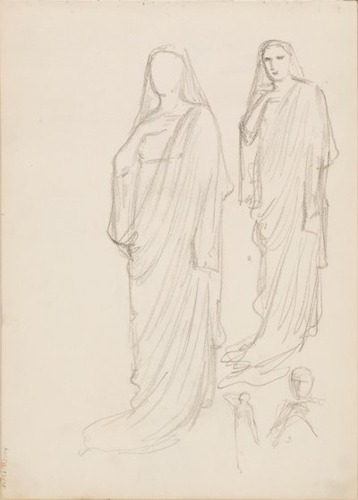 Aino Ackté Alcestis, luonnos tekijältä Albert Edelfelt