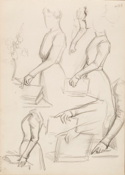 Camille Vallery-Radot, luonnos muotokuvaan tekijältä Albert Edelfelt