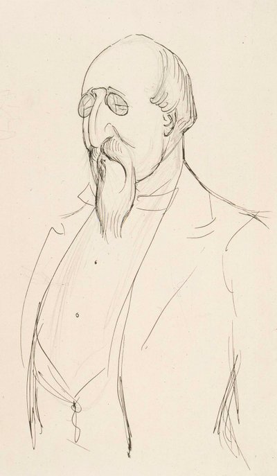 Leo Mechelinin karikatyyri tekijältä Albert Edelfelt