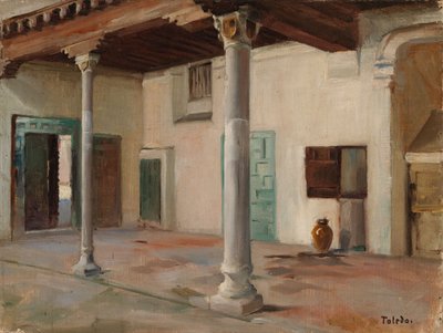 Pihapiiri Toledossa tekijältä Albert Edelfelt