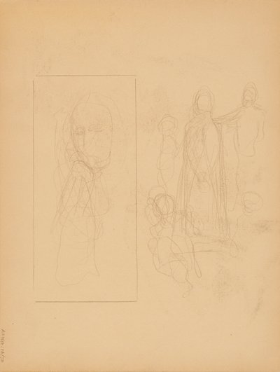 Henkilöluonnoksia tekijältä Albert Edelfelt