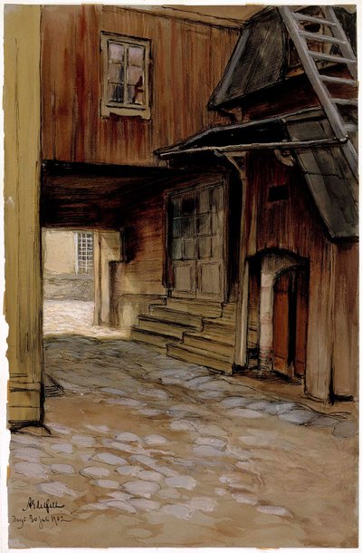 Talo Porvoossa tekijältä Albert Edelfelt