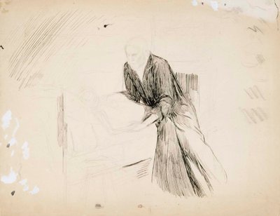 Tyynyillä makuulla oleva nainen tekijältä Albert Edelfelt