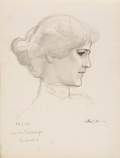 Flore Deschamps tekijältä Albert Edelfelt