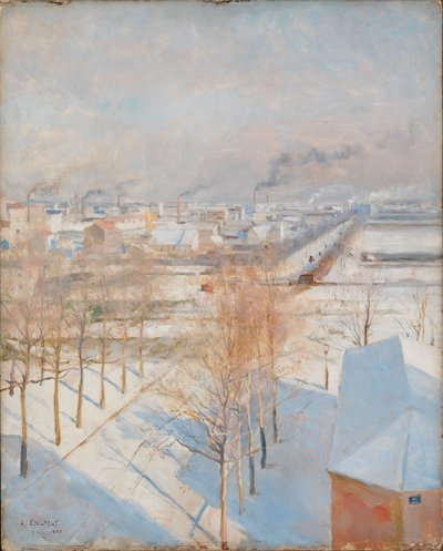 Luminen Pariisi tekijältä Albert Edelfelt