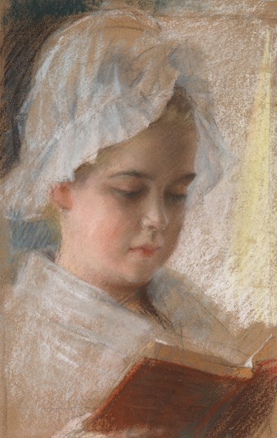 Berta Edelfeltin muotokuva, luonnos tekijältä Albert Edelfelt