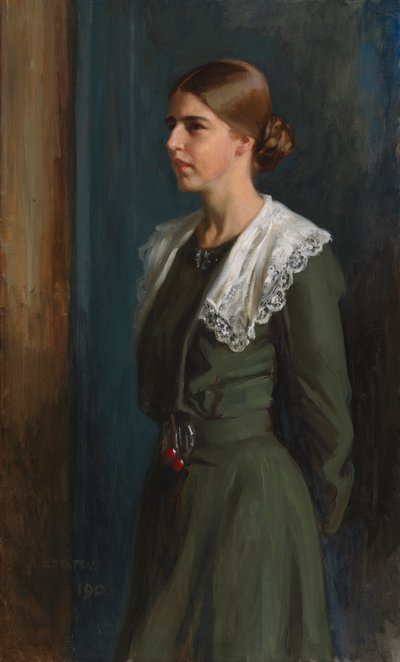 Muotokuva Michaela Pooleysta (o.s. Krohn). tekijältä Albert Edelfelt