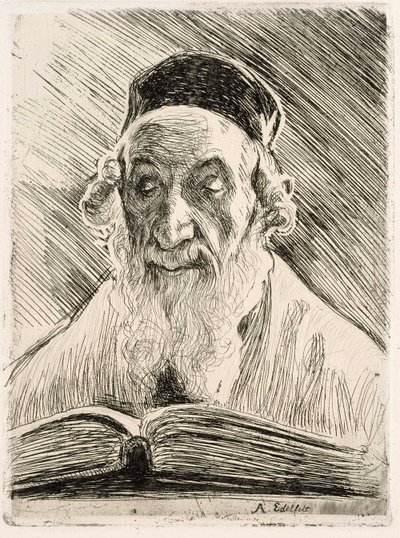 Rabbi Reading tekijältä Albert Edelfelt