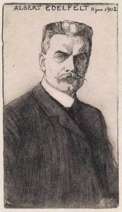 Omakuva tekijältä Albert Edelfelt