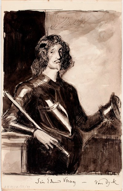 Sir Edmund Verney, Anthony van Dyckin jäljennös tekijältä Albert Edelfelt