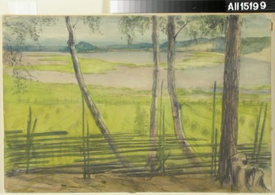 Kesämaisema tekijältä Albert Edelfelt