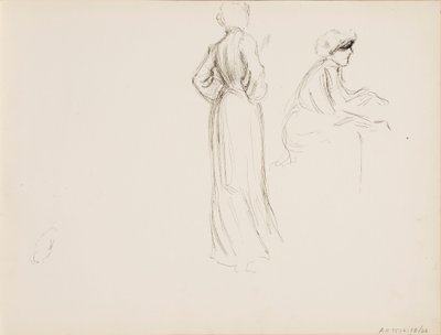 Henkilöluonnoksia tekijältä Albert Edelfelt