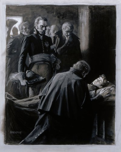 Wilhelm von Schwerin, kuvitus teokseen ”Suomi 1800-luvulla” tekijältä Albert Edelfelt