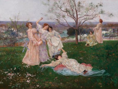 Kevään kukat, n. 1897 tekijältä Albert Emile Artigue