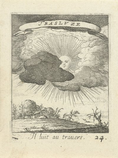 aurinko pilvien takana Moralising Love Emblems (sarjan nimi) Devises et emblesmes d