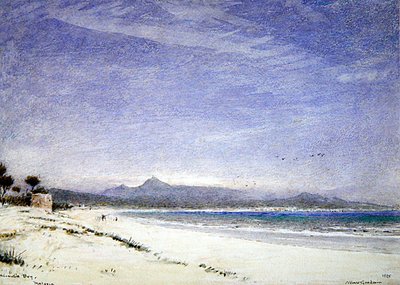 Alcudian lahti, Mallorca tekijältä Albert Goodwin