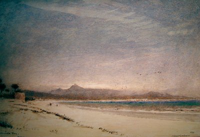 Alcudian lahti, Mallorca tekijältä Albert Goodwin