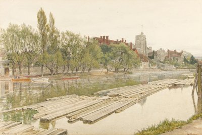 Kaikkien pyhien kirkko Maidstone tekijältä Albert Goodwin