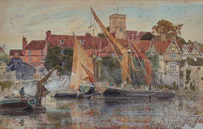 Aylesford Medwayllä tekijältä Albert Goodwin