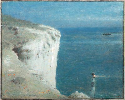 Rantapää kuunvalossa (akvarelli ja bodycolour) tekijältä Albert Goodwin