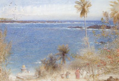 Ceylons Isle, 1905 (wc paperilla) tekijältä Albert Goodwin