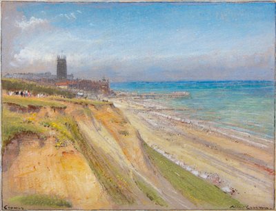 Cromer (akvarelli, bodycolor ja lyijykynä sävytetylle paperille). tekijältä Albert Goodwin