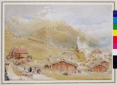 Huonekalut ja erilaiset esineet 1100- ja 1300-luvuilta tekijältä Albert Goodwin