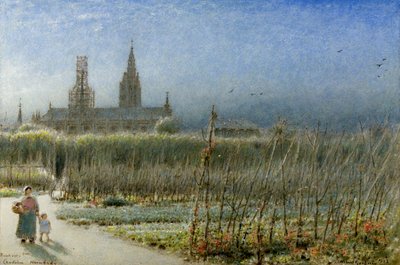Ranskalaiset pavut Caudebecistä, Normandiasta tekijältä Albert Goodwin