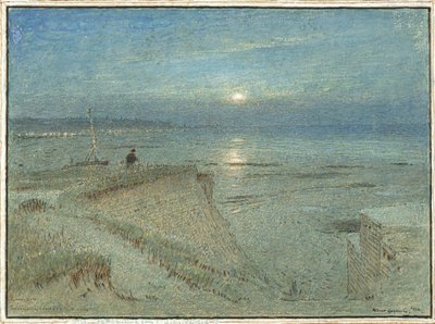 Galley Hill, katoava rannikko, Bexhill tekijältä Albert Goodwin