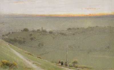 Glastonbury, 1924-25 tekijältä Albert Goodwin