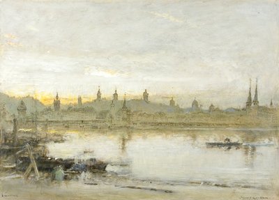 Luzerni (öljy, kynä ja muste paperille) tekijältä Albert Goodwin