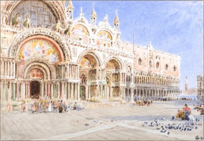 St Marks, Venetsia tekijältä Albert Goodwin