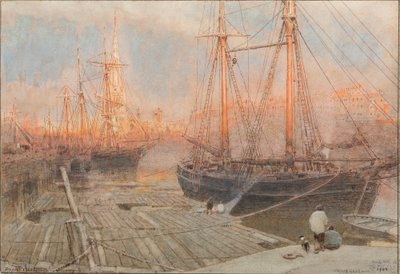 St Mary Redcliffe, Bristol tekijältä Albert Goodwin