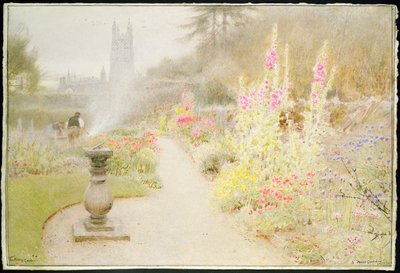 Huonekalut ja erilaiset esineet 1100- ja 1300-luvuilta tekijältä Albert Goodwin