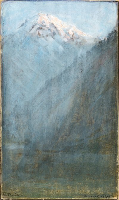 Fletschhorn (akvarelli) tekijältä Albert Goodwin