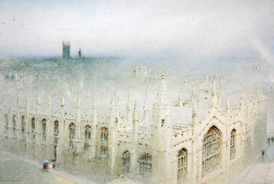 The Rain from Heaven, All Souls, Oxford tekijältä Albert Goodwin