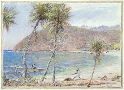 Huonekalut ja erilaiset esineet 1100- ja 1300-luvuilta tekijältä Albert Goodwin