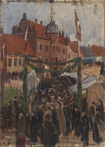 Markkinat Stege Torvissa tekijältä Albert Gottschalk
