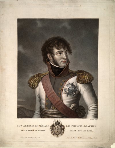 Joachim Muratin muotokuva, noin 1806 tekijältä Albert Gregorius