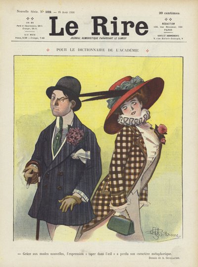 Kuvitus Le Rirelle tekijältä Albert Guillaume