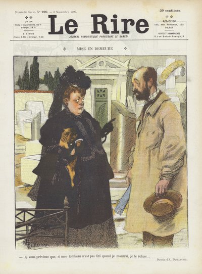 Kuvitus Le Rirelle tekijältä Albert Guillaume