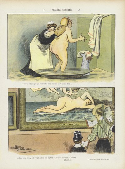 Kuvitus Le Rirelle tekijältä Albert Guillaume