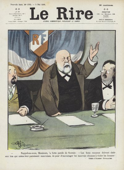 Kuvitus Le Rirelle tekijältä Albert Guillaume