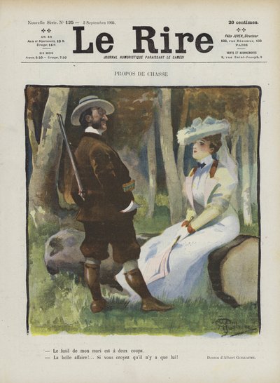 Kuvitus Le Rirelle tekijältä Albert Guillaume