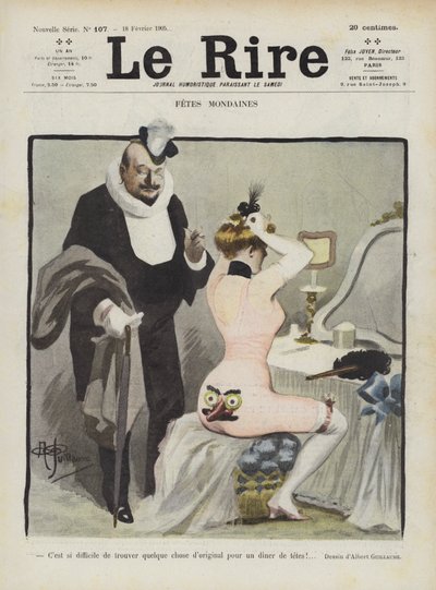 Kuvitus Le Rirelle tekijältä Albert Guillaume